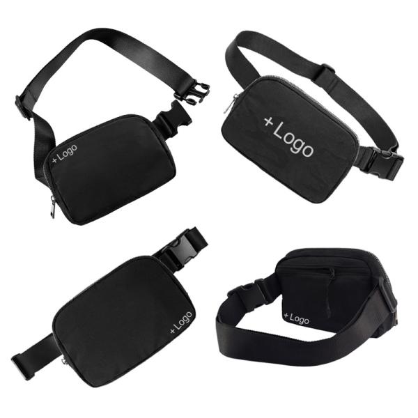 2024 Nylon Women Belt Cross Body Waist Bag for Dog Bum Bag and Sports Workout Running