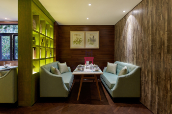 Набор софы ресторана кофейни темы сада, винтажный Дурабле будочки ресторана