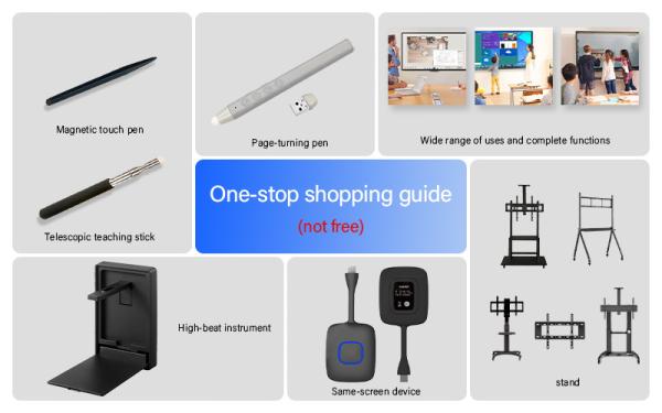 Qtenboard Interact Smart Board Educational Office Interactive Flat Panel Whiteboard All in One Machine