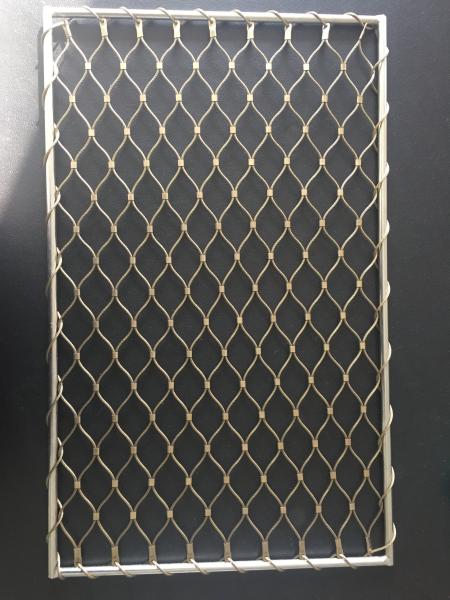Stainless Steel 304 / 316 Balustrade Mesh , Baby Proof Stair Railing Safety Mesh