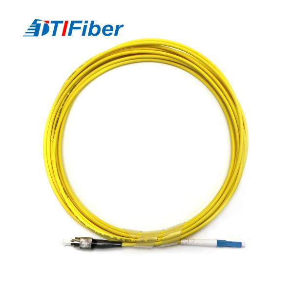 2.0mm/3.0mm LC-FC Fiber Optic Patch Cord Simplex Singlemode PVC LSZH Network Fiber patchcord