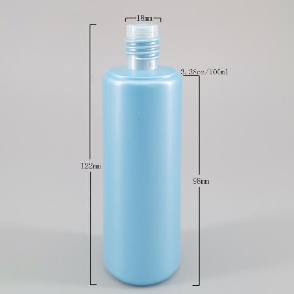O cilindro 3.38oz do azul 18mm do ANIMAL DE ESTIMAÇÃO reciclou garrafas plásticas