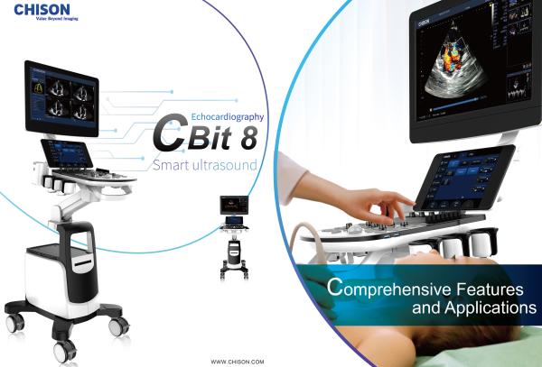 High Frequency Trolley Color Doppler Chison Ultrasound Machine CBit 8