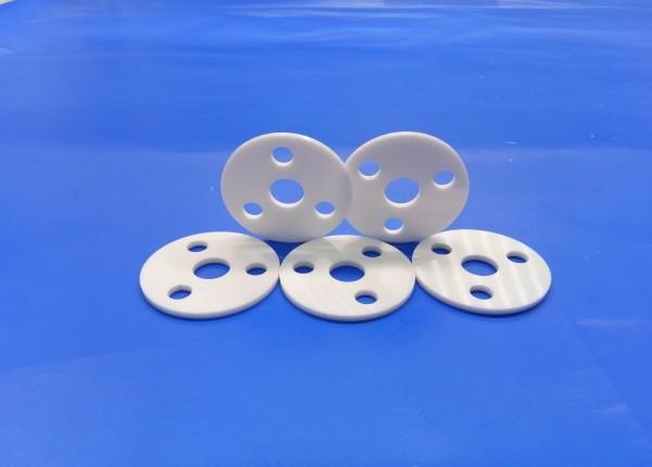 Refractory Heat Resistant Zirconia Ceramic Parts Solenoid Spacer , Custom Ceramic Parts