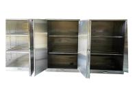 Armoire de rangement en acier chimique en acier inoxydable de 100 livres avec poignée en retrait pour la sécurité