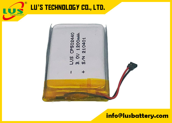 Клетка мешка лития батареи лития ультратонкая мягкая 1200mah CP502440 3.0V основная CP502440