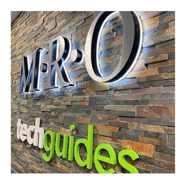 Street Advertising Board LED Letters Alphabet with Stainless Steel Strips and Illumination