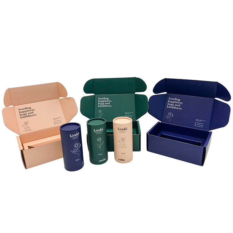 Custom Size Corrugated Carton Box Recyclable Lightweight Gift Packing Box