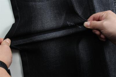 11 Oz Jeans Fabric For Man Or Women Heavy Style Sulfur Black Color In Bulk From China Guangdong