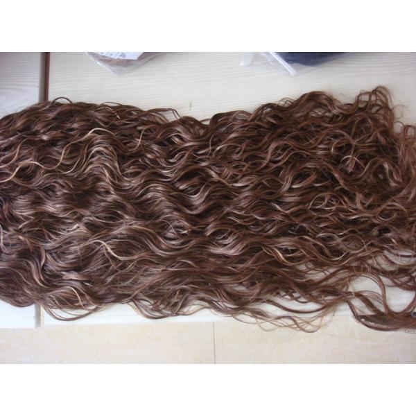 100g Real Hair Extensions Bundle And Closure Heat Resistant Black Or Custom