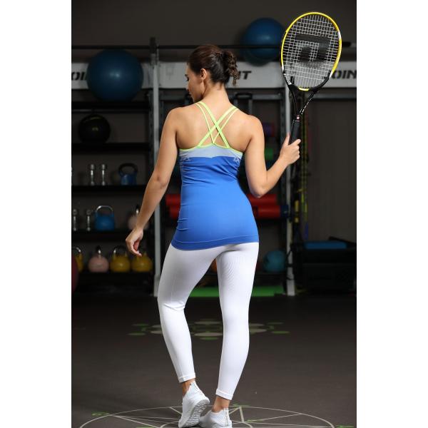 Vintage Inspired Cross Back Tank Quick Dry With Side Stash Pockets