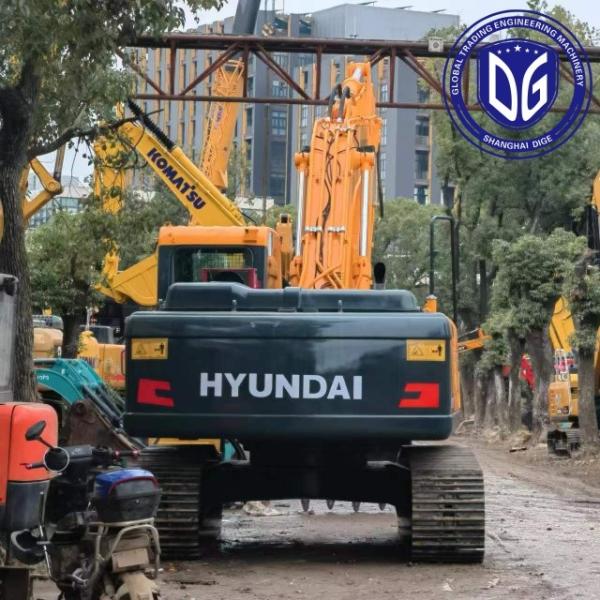 R220 22 Ton Used Hyundai Excavator Used Hydraulic Excavator