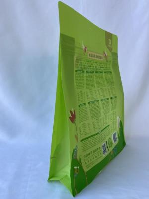 BRC Box Bottom Pouch Flat Bottom Packaging Bag With Clear Window