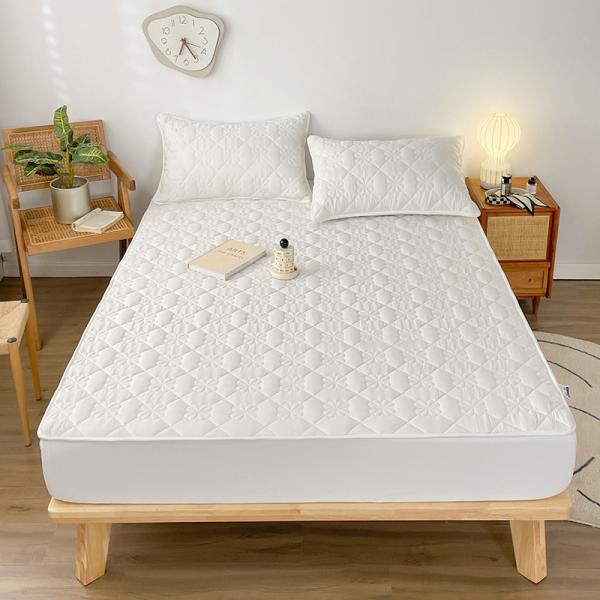 Fashion Washed Cotton Comforter Set Mattress Protector for Twin Full King Queen Size