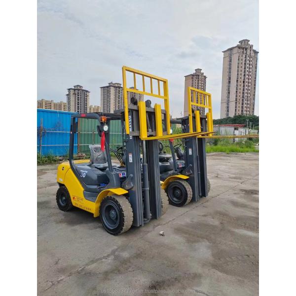 Used Forklift Komatsu 30 for Building Material Shops 100% Original Excellent Performance