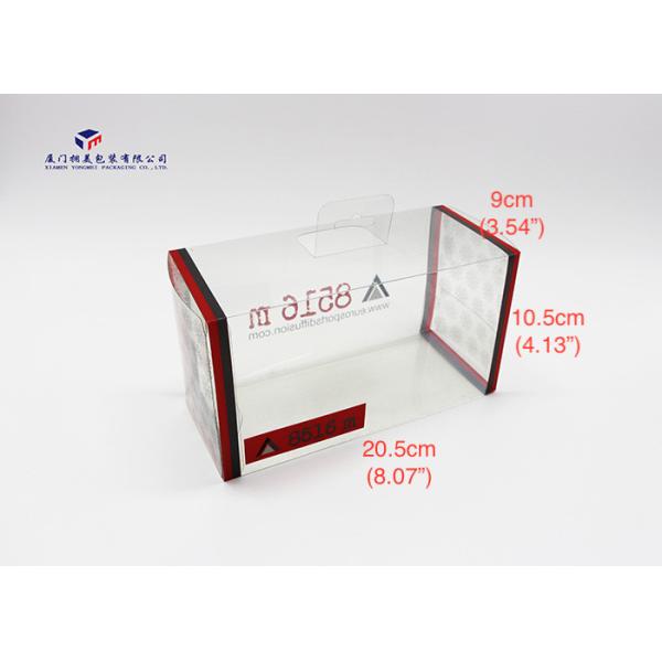 0.3mm Thickness Clear PVC Packaging Boxes Highly Durable For Packing Ski Glasses
