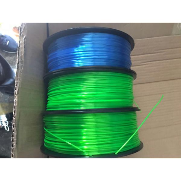 Green ABS 3D Printer Filament Color Change 1.75mm Diameter Glow In The Dark