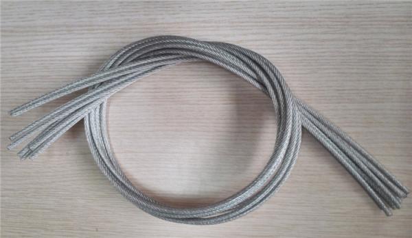Câble métallique en acier galvanisé plastifié 3,2 mm 7X7, gainé de vinyle pour fils à linge
