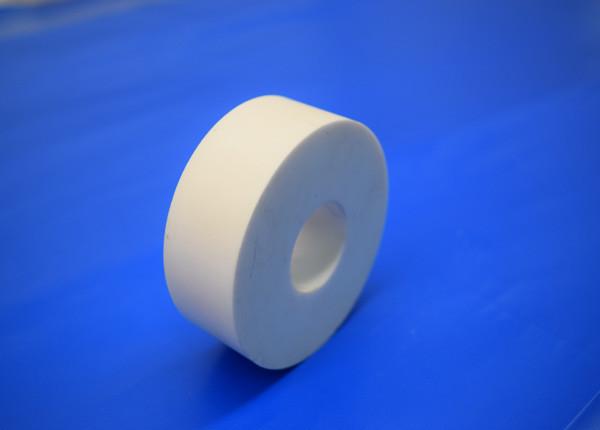 Wear Resistant Industrial Machine Parts , Zirconia Ceramic Parts Thick Wall Sleeve Size Customized