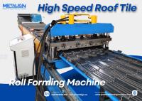 Flying Punching Chain Drive Roof Tile Roll Forming Machine