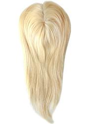 12 14 16 Postiche de cheveux humains blonds 5x5, postiches de haute qualité