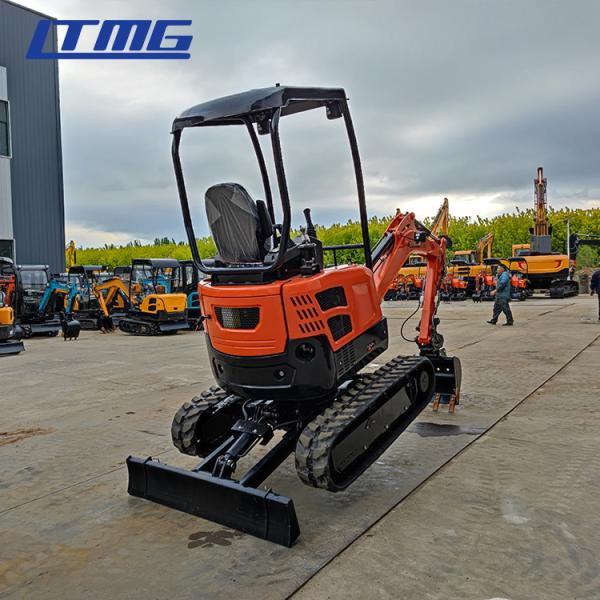 China 1.8ton 1.6ton bucket Hydraulic Small Digger Mini Crawler Excavator without tail no tail