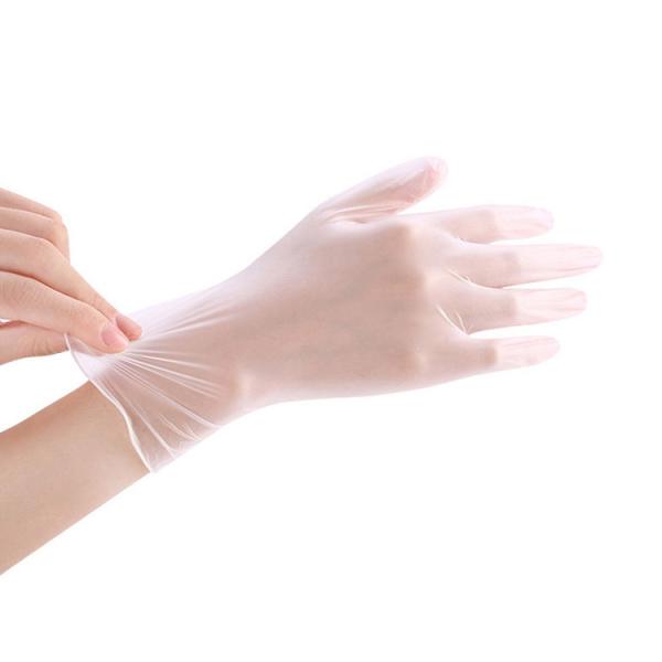 S M L Xl  Pvc Examination Gloves , Transparent Vinyl Gloves CE Approved