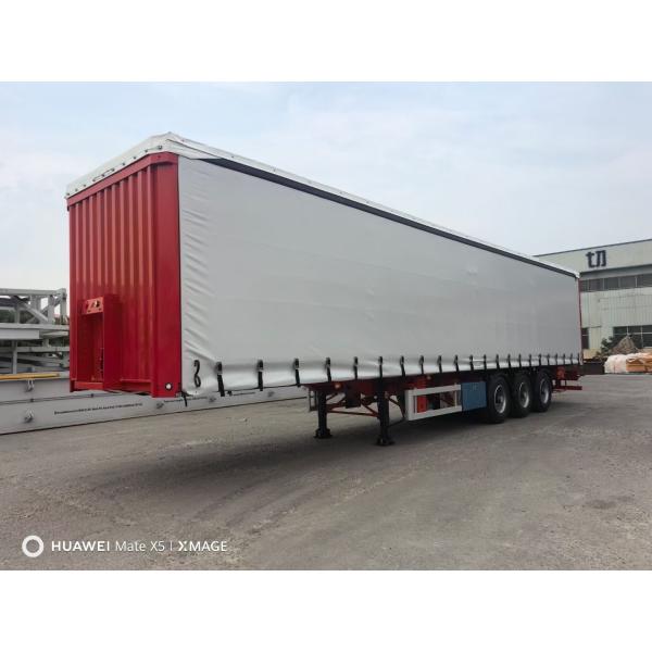 Customized Curtainsider Tautliner Superstructure Semi Trailer Jost Kingpin Included