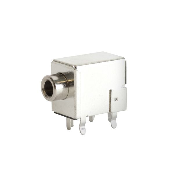 Tip and ring switch shielded audio jack low profile connector CUI SJ1-3535NS designed for audio circuits