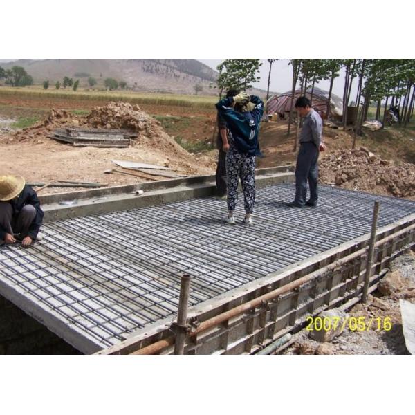 4.8m X 2.4m Welded Wire Mesh Galvanized Steel Bar Panels For Concrete Reinforcing