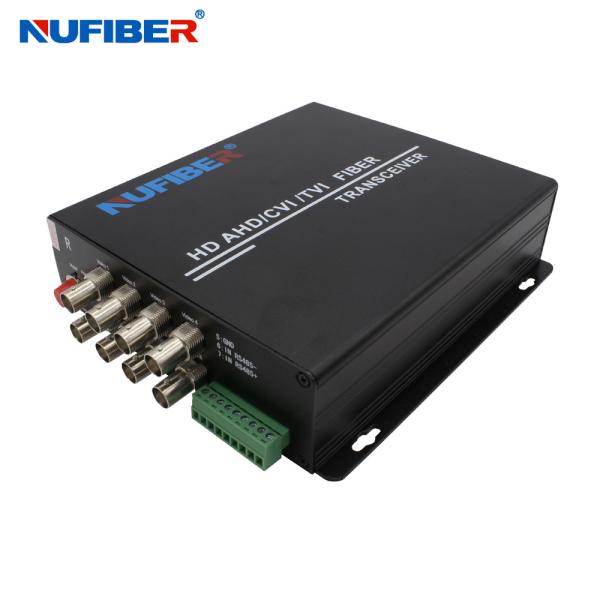 NF-8V1D-T/R-F20-1080P HD-CVI AHD TVI 1080P Coaxial Fiber Video Converter 8BNC 1RS485 For HD Cameras