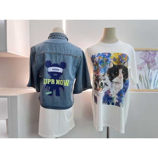 DTG Direct to Garment Printer for Denim & Cotton Fabric Printing Industrial Print Head OEM ODM Supported