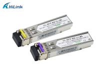 Módulo TX1490/RX1550nm 80KM do transceptor do gigabit BIDI SFP+ dos ethernet de 1000BASE 1.25G