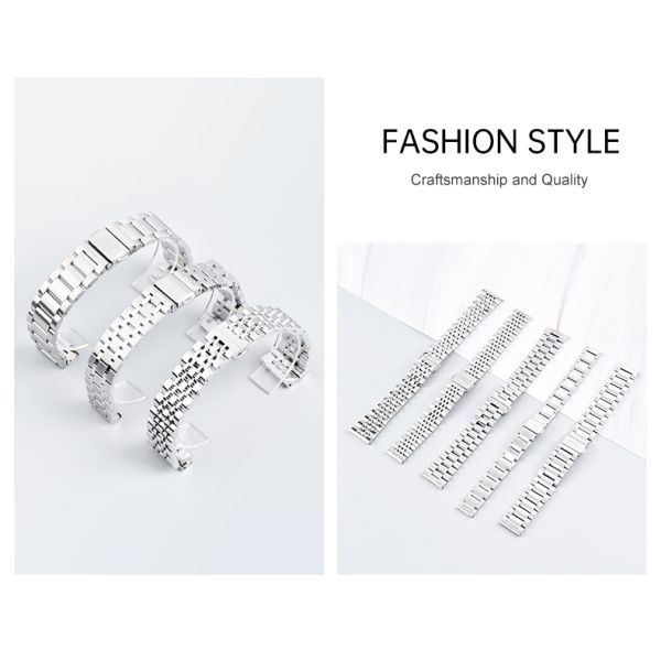 Rainbow Metal Stainless Steel Watch Band