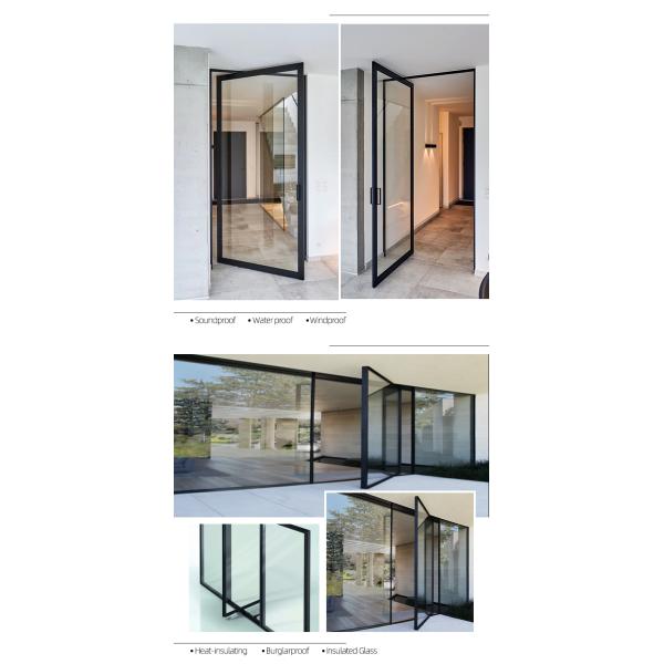 Custom Aluminum Pivot Doors System Modern Interior Hinge Front Pivot Door