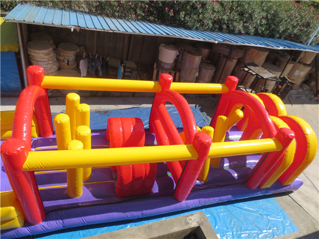 Factory Outdoor PVC Inflatable Obstacle Course/inflatable Sport Game Bounce House Jumping Inflatable Game for Party Rental