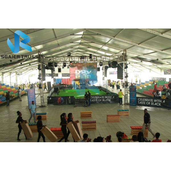 1000kgs / M2 Outside Seating Steel Grandstand For Park Adjustable Height