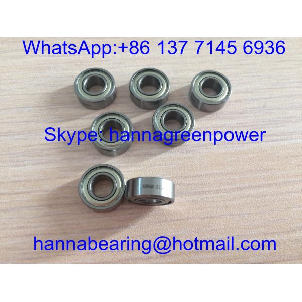 686B-2ZMC3 / 686-2ZC3 / 686ZZ Miniature Deep Groove Ball Bearing with Metal Shield , 6*13*5mm