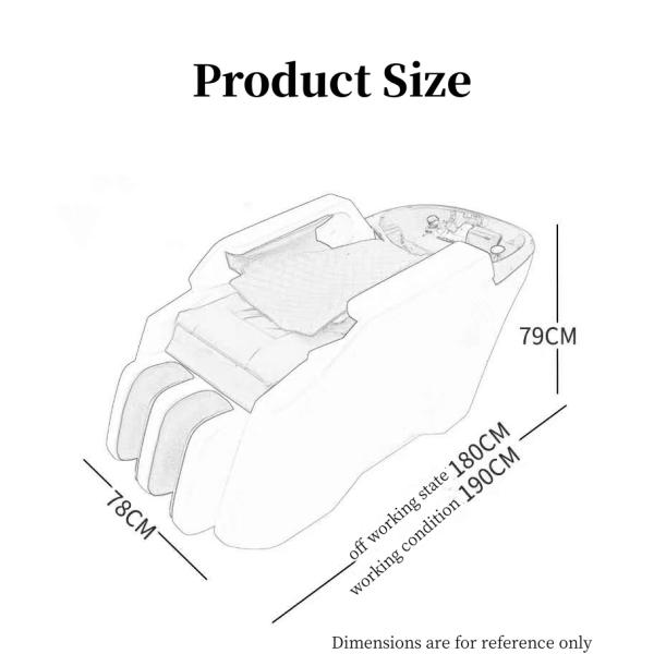 Glass Reinforced Plastic Material Shampoo Bed for Customized Hair Care Solutions