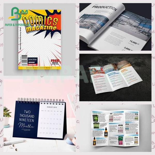 100grs Recyclable High Whiteness Gloss Art Paper Brochure Paper