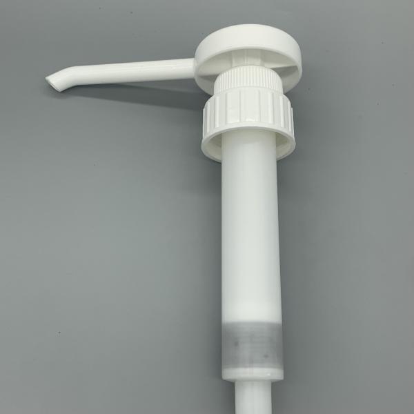 White Food Jam Pump Plastic Coffee Syrup Distributor Pump 30CC 25CC