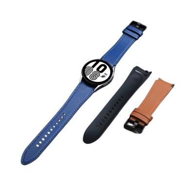 Banda de relógio de couro de silicone Designer Smart para Samsung Galaxy Watch 4 100% QC Passado