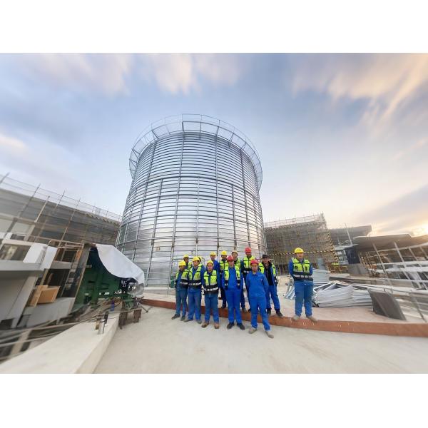 Cylindrical Stainless Steel Lipp Liquid Storage Tanks , Edible Oil Storage Tank