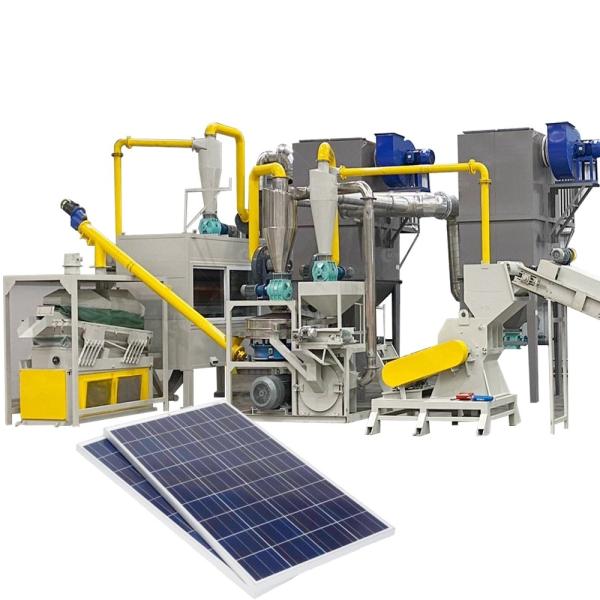 Generation Mono Solar Panels Recycling Machine for Utility Scale PV Modules Recycling