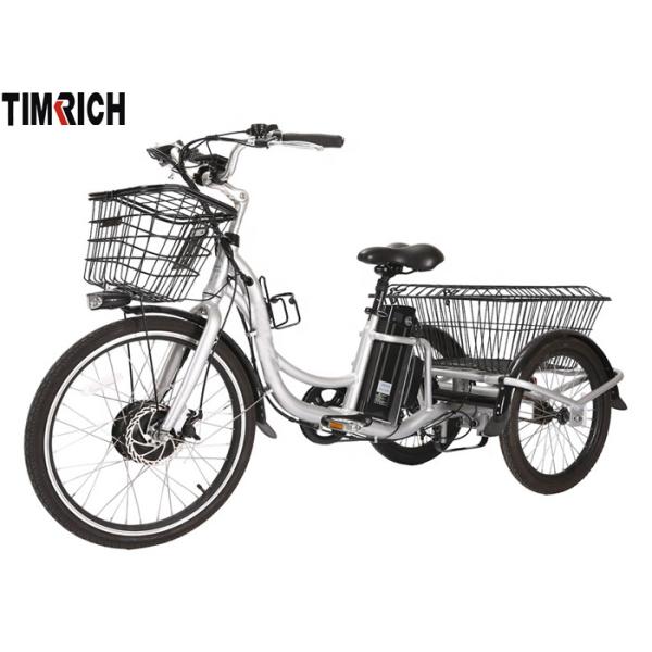350 Watt Cargo Electric Battery Powered Bike 3 Wheels LCD Display TM-BGL-ET01