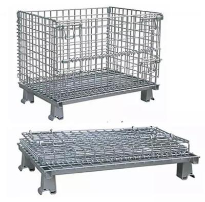 Solda feita sob encomenda que empilha o fio dobrável Mesh Container 1300kg