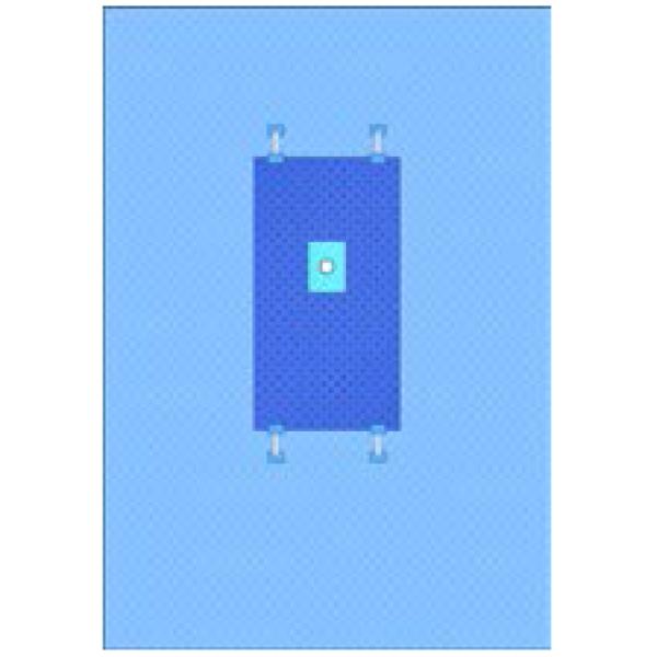 Quirúrgico disponible material de la extremidad superior de los PP SMS cubre con los tenedores del tubo