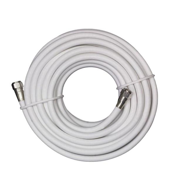 Cabo coaxial do co-axial do conector da antena 75Ohm RG6 F da tevê