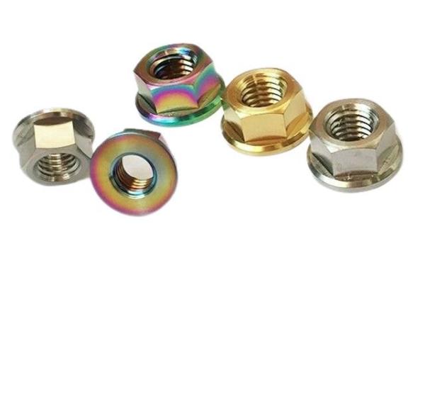 AMS4928 Titanium Hex Nut Titanium Alloy Hexagon Nut M8