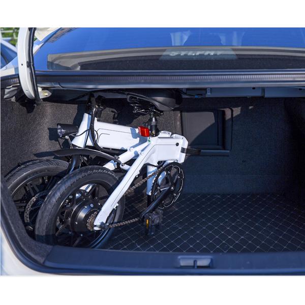 14 Inch City Electric Folding Bikes Rear Motor All Terrain with 36V Fat 250W 7.5ah Bicycle Digital Lithium Battery Ce